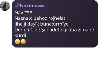 😁 emoji Zimanê Kurdî pack by @QuotLyBot Telegram sticker 13 of 120