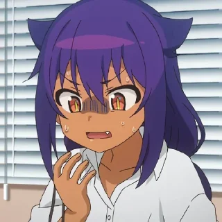 😰 emoji Jahy-sama wa Kujikenai! @StickersofAnime Telegram sticker 16 of 101
