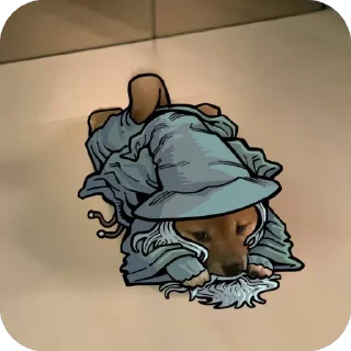 🫥 emoji INU Telegram sticker 13 of 120