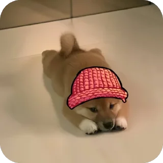 🫥 emoji INU Telegram sticker 21 of 120