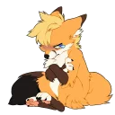 😢 emoji Flynn Fox Telegram sticker 2 of 11