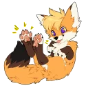 😍 emoji Flynn Fox Telegram sticker 8 of 11