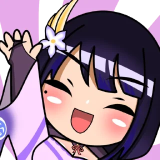 ⚡️ emoji Raiden Shogun @Lorenzo_Di_Mascio Telegram sticker 19 of 57