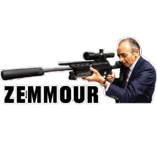 🔫 emoji Zemmour Telegram sticker 15 of 35