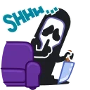 🤔 emoji Крик @Stickersnew Telegram sticker 9 of 40
