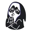 🙏 emoji Крик @Stickersnew Telegram sticker 21 of 40