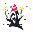 🥳 emoji Крик @Stickersnew Telegram sticker 13 of 40