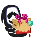 😌 emoji Крик @Stickersnew Telegram sticker 11 of 40