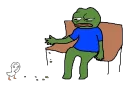 🐸 emoji Pe Pe frog v.3 Telegram sticker 11 of 120
