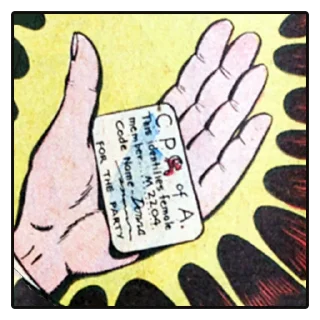 Sticker from Insane Commies from American Comics