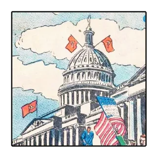 🇺🇸 emoji Insane Commies from American Comics Telegram sticker 21 of 113