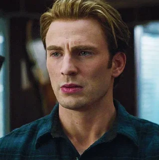 🇺🇸 emoji ❖ ，Steve Rogers - @DarknessStickers ✭ Telegram sticker 3 of 120