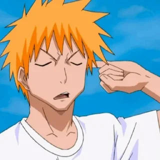 🍁 emoji Ichigo Kurosaki By (@Miyukotto) Telegram sticker 19 of 110