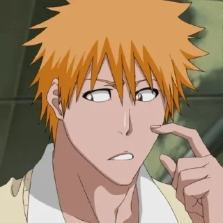 🍁 emoji Ichigo Kurosaki By (@Miyukotto) Telegram sticker 13 of 110