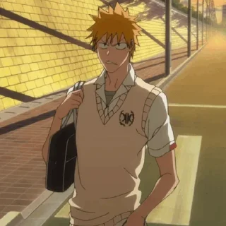 🍁 emoji Ichigo Kurosaki By (@Miyukotto) Telegram sticker 6 of 110