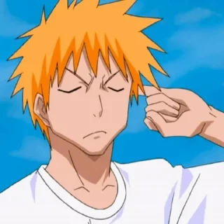 🍁 emoji Ichigo Kurosaki By (@Miyukotto) Telegram sticker 18 of 110