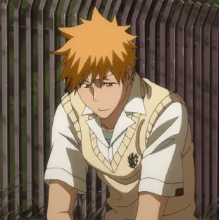 🍁 emoji Ichigo Kurosaki By (@Miyukotto) Telegram sticker 5 of 110