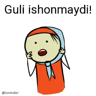 Sticker from Guli @Qonshubot