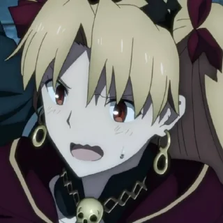 😰 emoji ereshkigal @stickerspackanime Telegram sticker 8 of 120