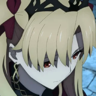 😔 emoji ereshkigal @stickerspackanime Telegram sticker 14 of 120