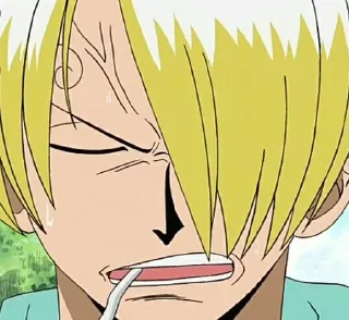 😡 emoji Le avventure di Sanji Telegram sticker 16 of 72