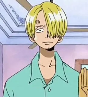 😕 emoji Le avventure di Sanji Telegram sticker 10 of 72