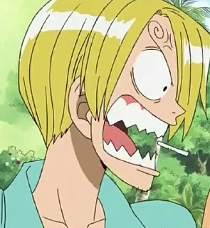 🤬 emoji Le avventure di Sanji Telegram sticker 14 of 72