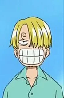 😬 emoji Le avventure di Sanji Telegram sticker 19 of 72