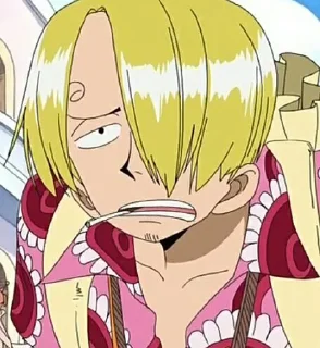 🙄 emoji Le avventure di Sanji Telegram sticker 5 of 72