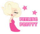 😯 emoji Pink lady Telegram sticker 23 of 40