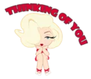 🙂 emoji Pink lady Telegram sticker 9 of 40