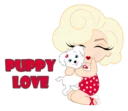 😘 emoji Pink lady Telegram sticker 19 of 40