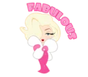 😮 emoji Pink lady Telegram sticker 10 of 40