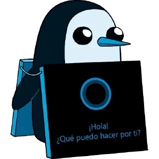 Sticker from Gunter (Hora de aventuras) - Frases