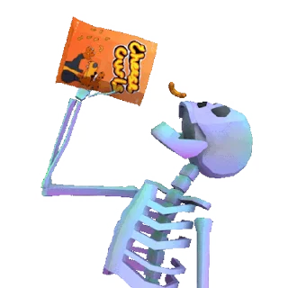 💀 emoji 𝗆𝗈𝗈𝖽 𝗌𝗄𝗎𝗅𝗅 ꧇ @XonicThemes Telegram sticker 13 of 20