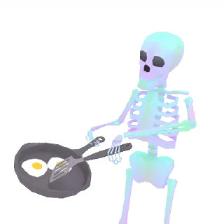 💀 emoji 𝗆𝗈𝗈𝖽 𝗌𝗄𝗎𝗅𝗅 ꧇ @XonicThemes Telegram sticker 14 of 20