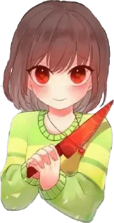 🔪 emoji Chara Telegram sticker 10 of 27