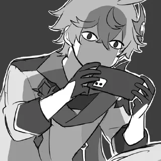 Sticker from 💠 Genshin Meme-5 (@TodorokiShouto)