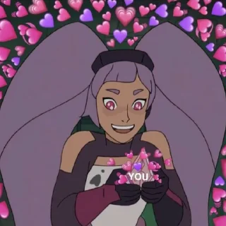 😍 emoji She-ra Telegram sticker 15 of 120