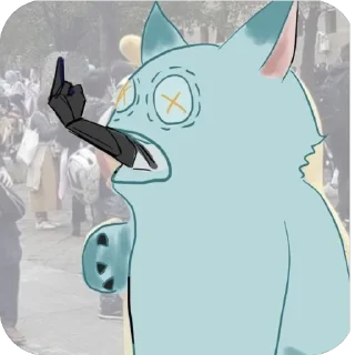 🖕 emoji Il Dottore Telegram sticker 7 of 53