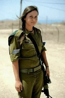 Sticker from Israel girl army