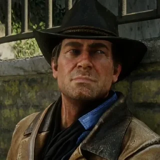 🪔 emoji Arthur Morgan Telegram sticker 19 of 80