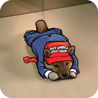 🫥 emoji INU Telegram sticker 6 of 120