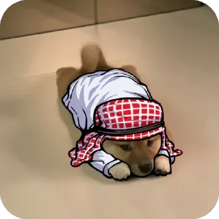 🫥 emoji INU Telegram sticker 12 of 120
