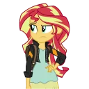 😒 emoji Sunset Shimmer Telegram sticker 9 of 46