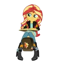 🖋 emoji Sunset Shimmer Telegram sticker 14 of 46