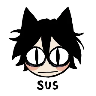 👀 emoji Edgy catboy Telegram sticker 23 of 73