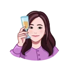 😉 emoji @stickerkar   @taghvim_sal Telegram sticker 7 of 21