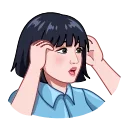 😦 emoji @stickerkar   @taghvim_sal Telegram sticker 16 of 21