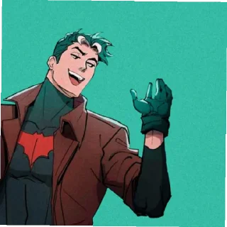 😜 emoji Jason Todd Telegram sticker 14 of 113